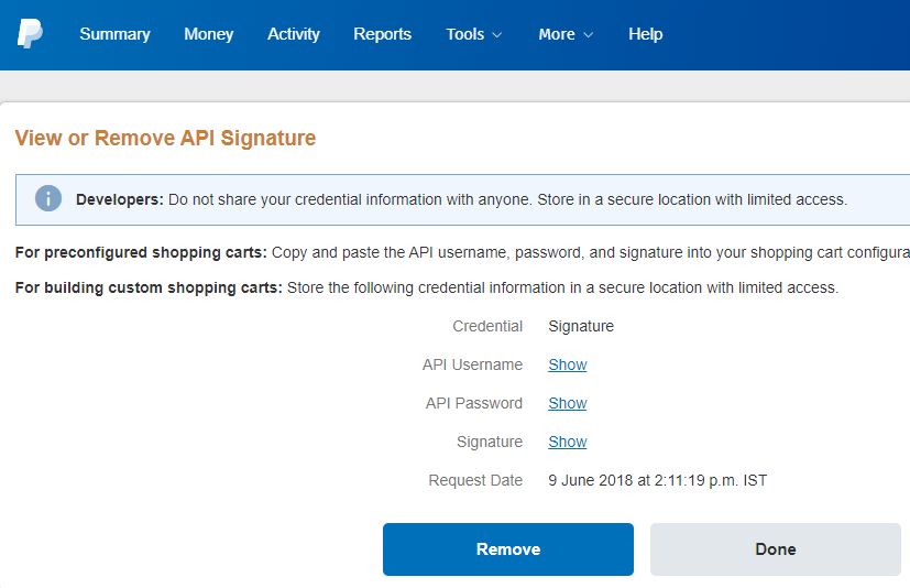 How to Get Your PayPal API Username, Password, and Signature 5 Get Your PayPal API Username, Password, and Signature
