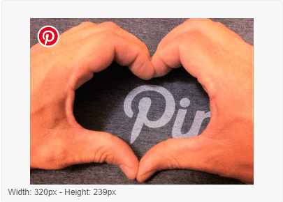 How to Add Pinterest Save Button to WordPress 3 Pinterest image hover round button