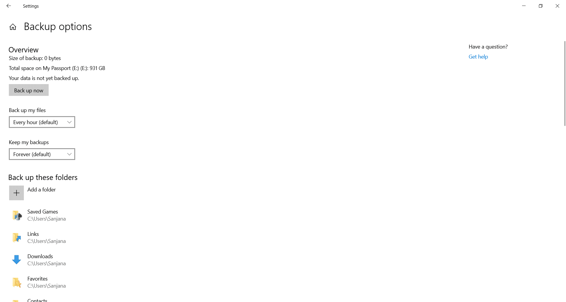 How to Backup C Drive: Cloud/HDD/Sync? 5 Choose back up period & add or remove folders to be backed up