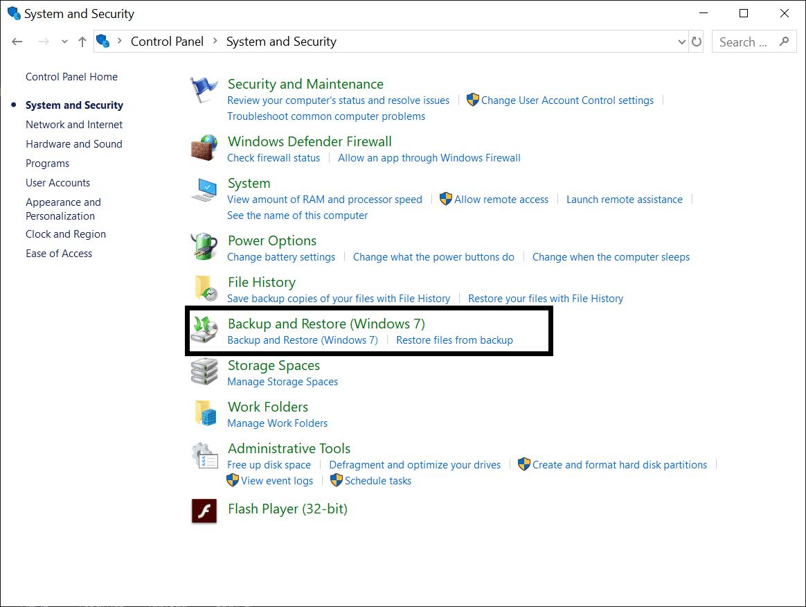 3 Methods To Backup Windows 10 Computer 4 Backup & Restore Windows 7 data using Inbuilt backup method