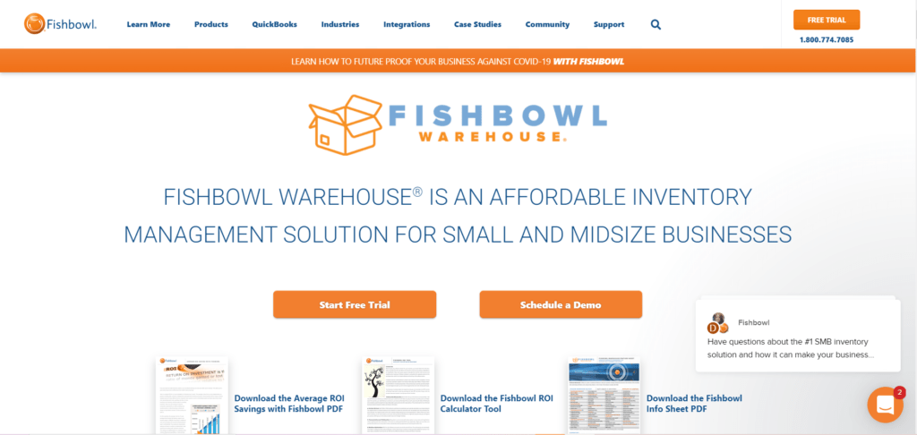 7 Best Warehouse Management Software in 2023 2 Fishbowl Warehouse Management Software helps you and your company to manage multiple warehouses, track shipments, automatically reorder products and generate bar codes