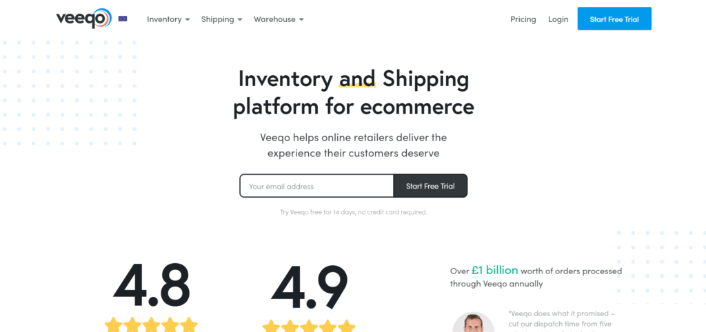 7 Best Warehouse Management Software in 2023 3 Veeqo- warehouse management software