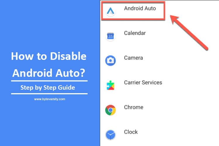 How to Disable Android Auto