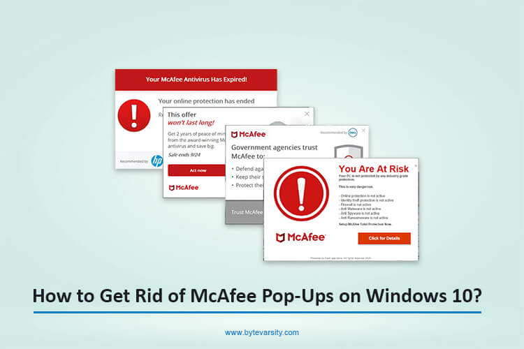 How to Get Rid of McAfee Pop-Ups on Windows 10