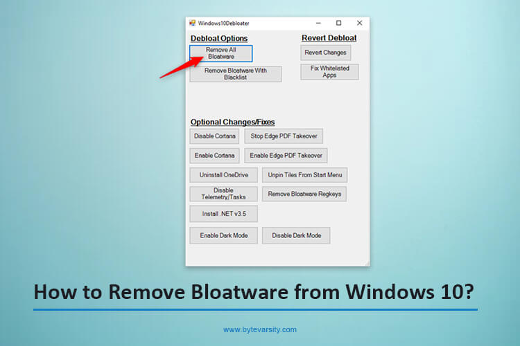 How to Remove Bloatware from Windows 10
