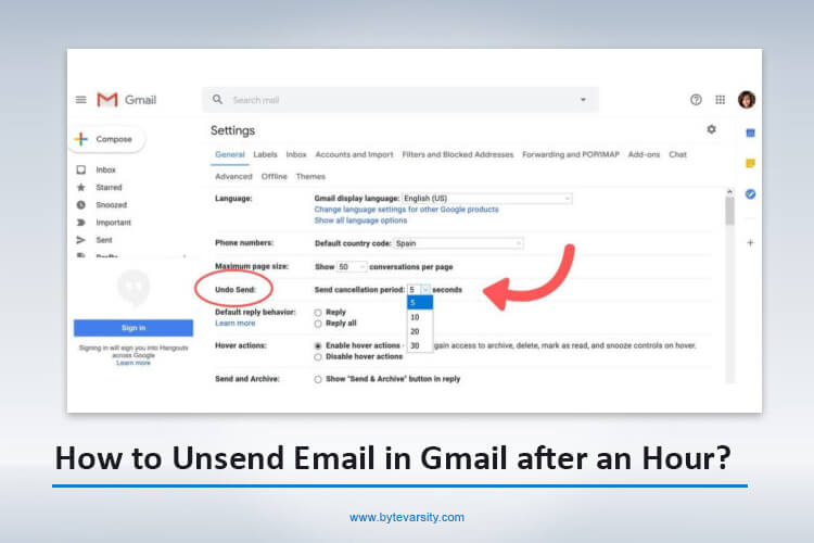 How to Unsend Email in Gmail after an Hour