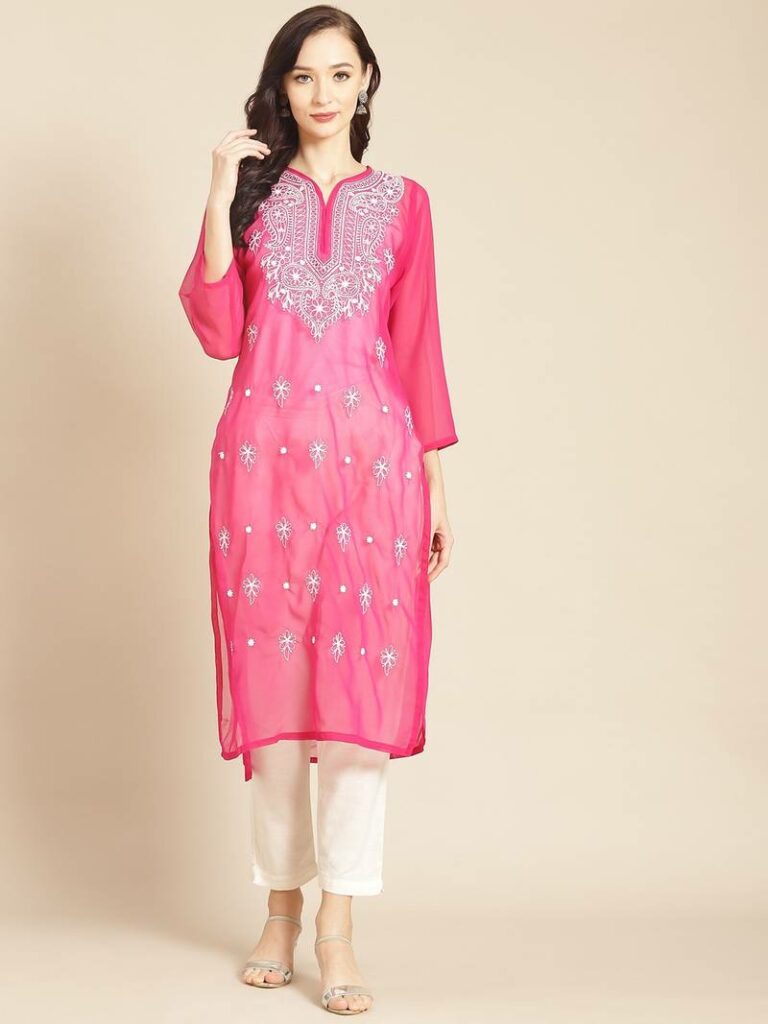 From Lucknow to the World: The History and Evolution of Chikankari Kurtis 2