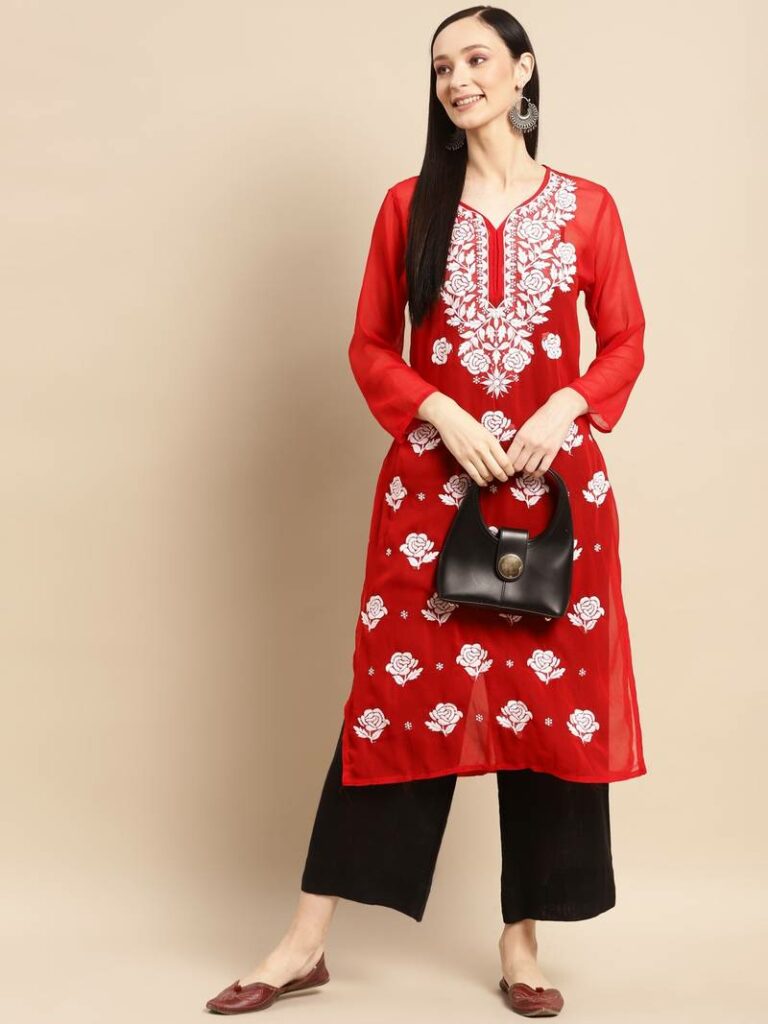 From Lucknow to the World: The History and Evolution of Chikankari Kurtis 3