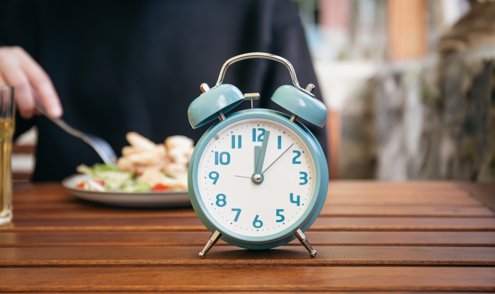 The,Alarm,Clock,Of,Blue,Schedule,Of,Meals,For,Weight