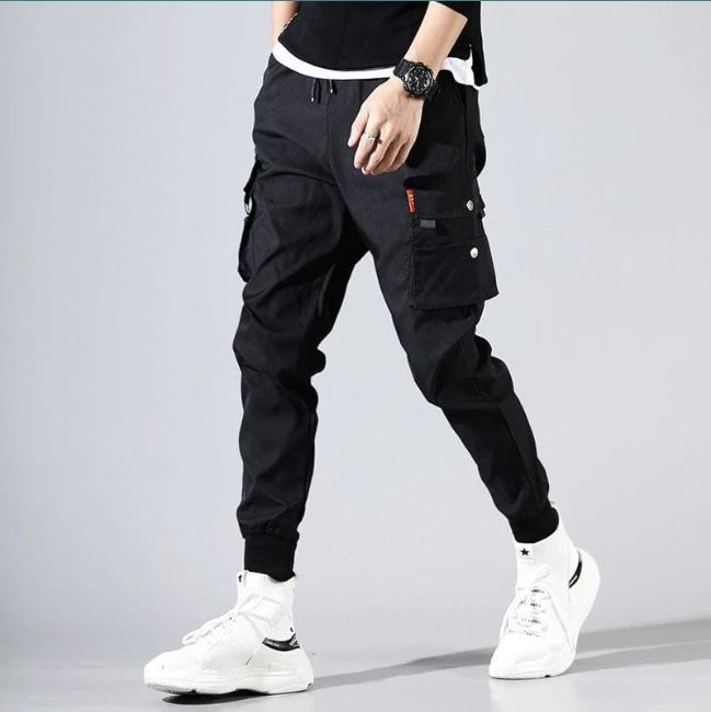 Black Cargo Pants for Men