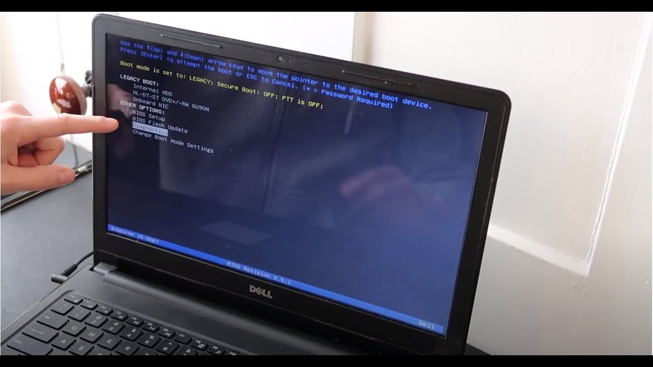 Test on a Dell Laptop