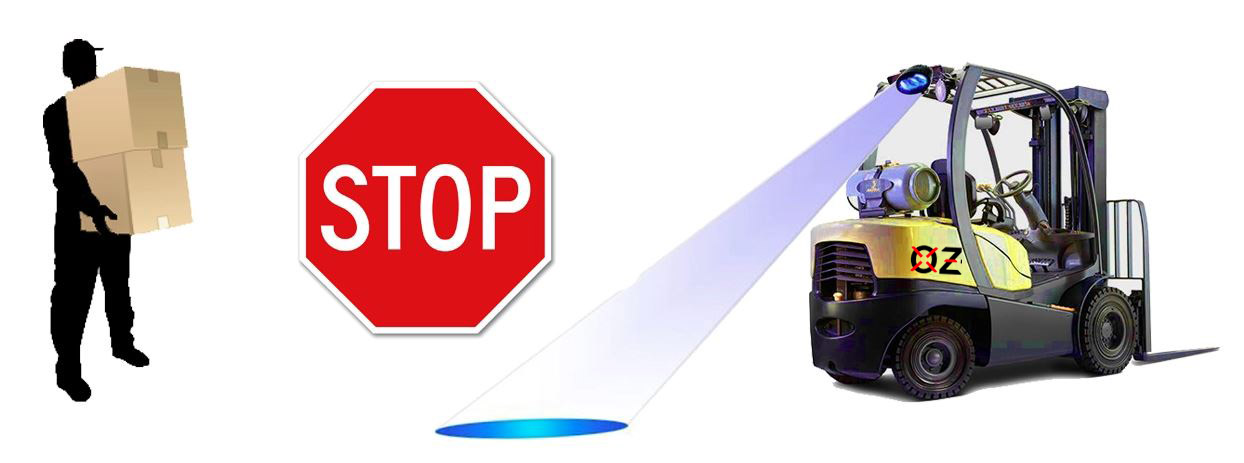 How Forklift Blue Spotlights Help Prevent Accidents at the Workplace