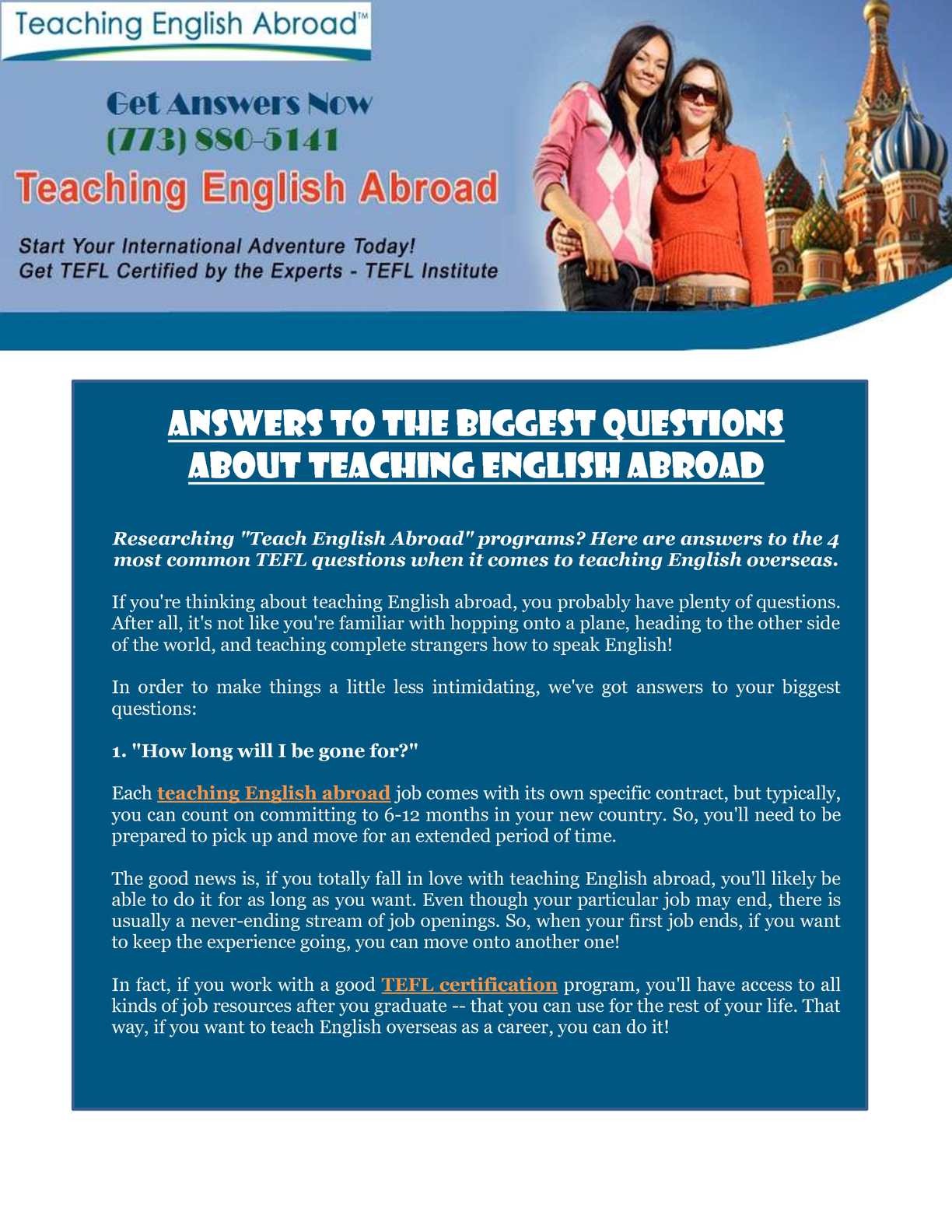 English Abroad