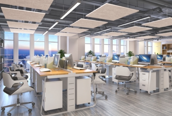 Unveiling the Power of Ceiling Rafts for Acoustic Excellence