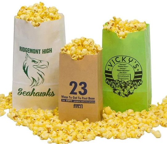 Custom Popcorn Paper Bag