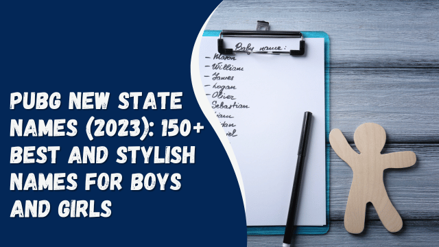 PUBG New State names (2023): 150+ best and stylish names for boys and girls