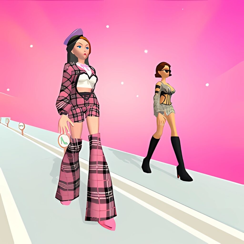 Lady Fashion Run: Begin a fun journey on freegames. com 2 freegames