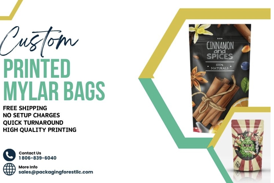 Why Custom Printed Mylar Bags Are The Best Food Storage Solution?