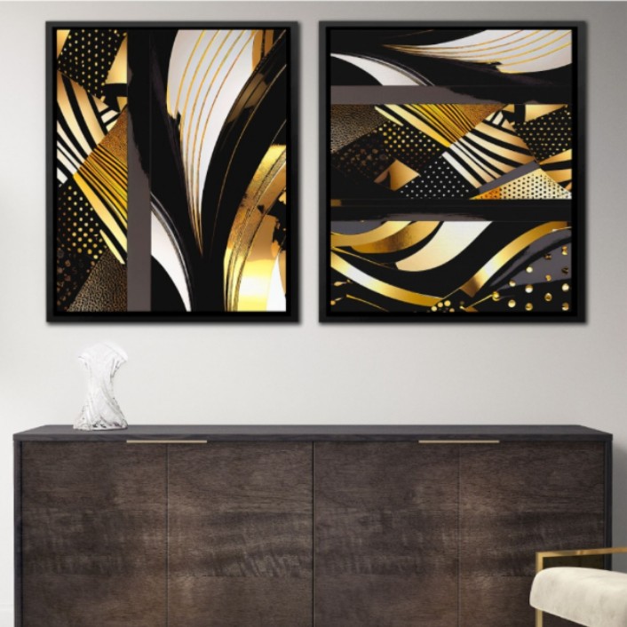 Discover the Elegance of Black and Gold Art – Luxury Wall Art