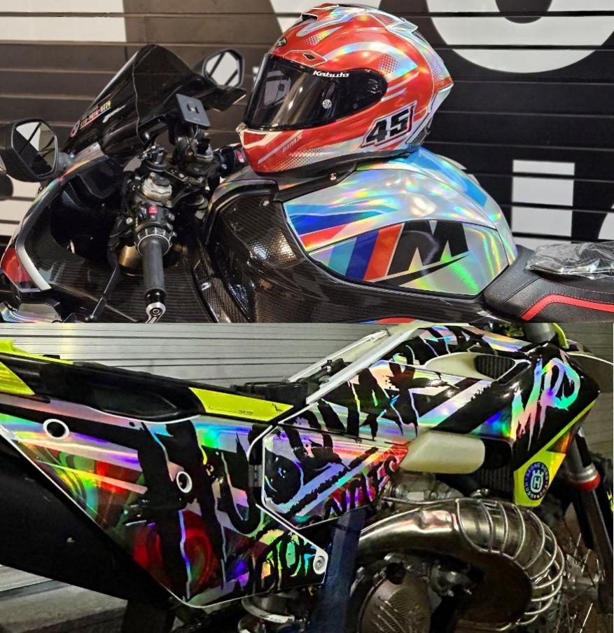 Appeal and Applications of Motorcycle Holographic Vinyl