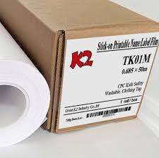 Efficient and User-Friendly Stick-On Label Base Material: Ideal for Clothing Name Label - TK01 by Great K2 Industry Co., Ltd 1 Efficient and User-Friendly Stick-On Label Base Material